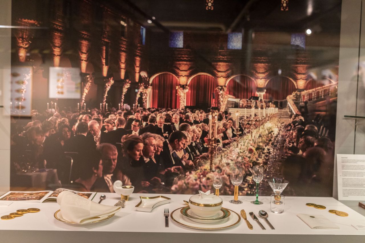 Fotografía de la cena de gala que se celebra en Estocolmo tras la entrega de los Premios Nobel