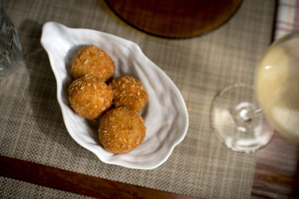 Croquetas de suquet de carabineros