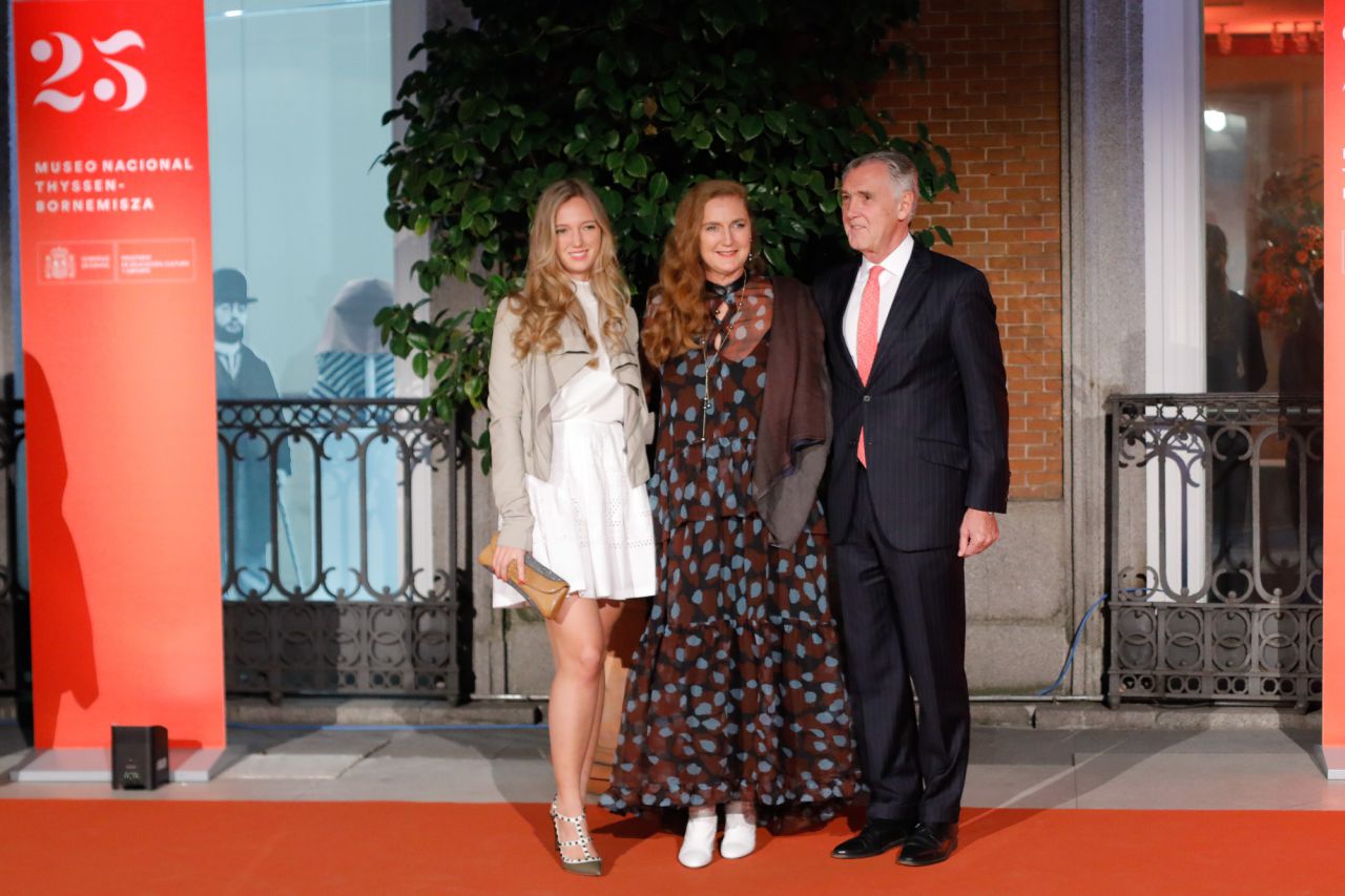 Francesca Thyssen-Bornemisza junto a su hija.