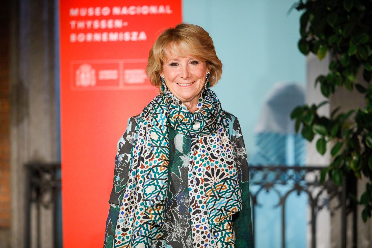 Esperanza Aguirre, exministra de Cultura.