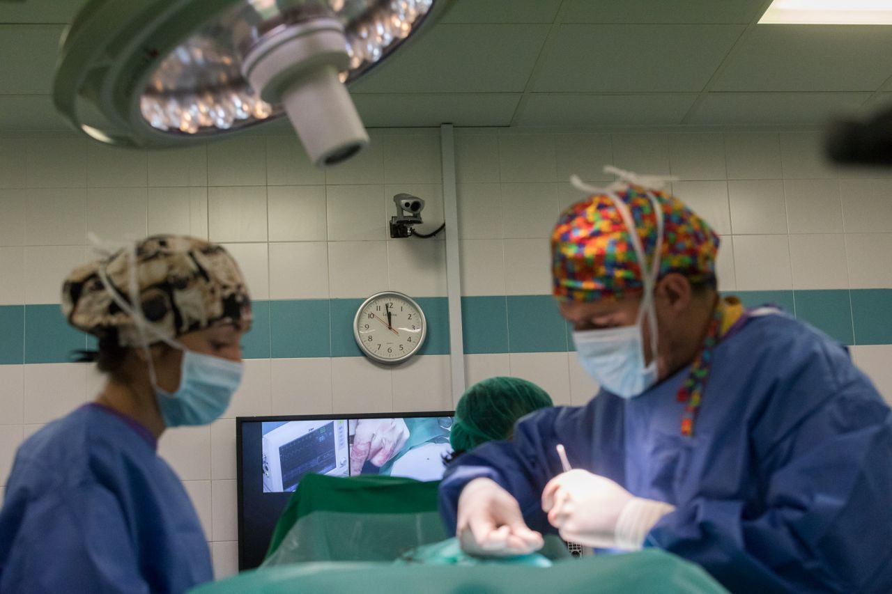 La intervención ha sido realizada por los veterinarios Gustavo y Natalia.