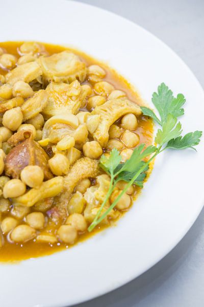 Garbanzos con callos