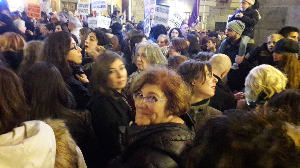 Manifestación en Madrid contra la violencia de género