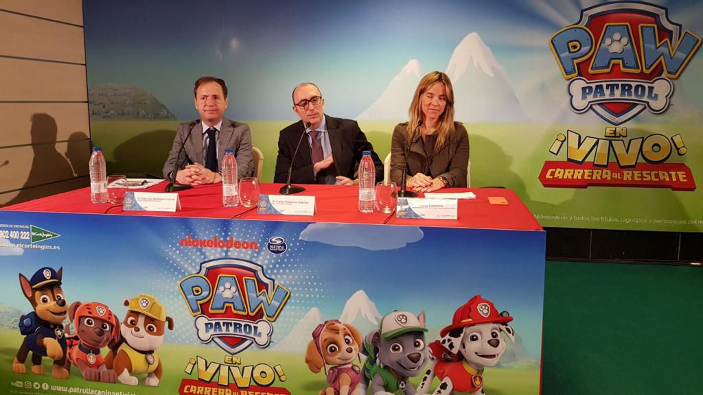 Imágenes de la presentación de La Patrulla Canina en vivo “Carrera al Rescate”