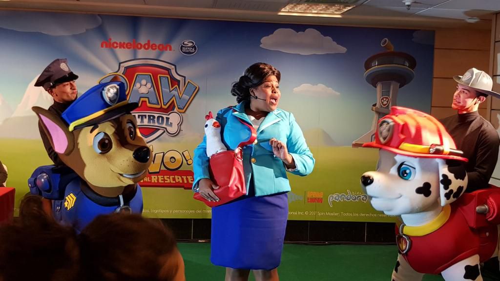 Imágenes de la presentación de La Patrulla Canina en vivo “Carrera al Rescate”