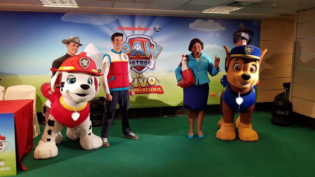 Imágenes de la presentación de La Patrulla Canina en vivo “Carrera al Rescate”