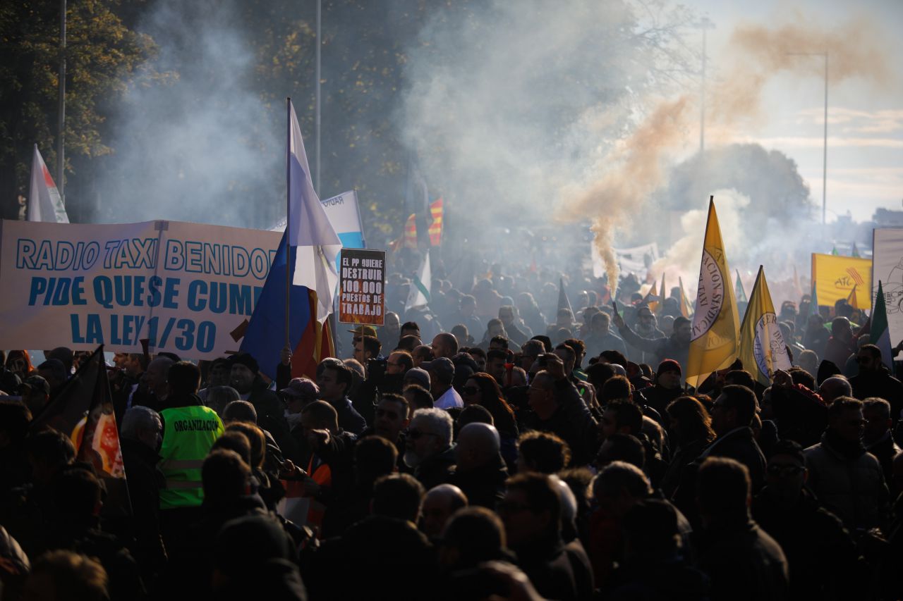 Inicio de la marcha en Atocha.