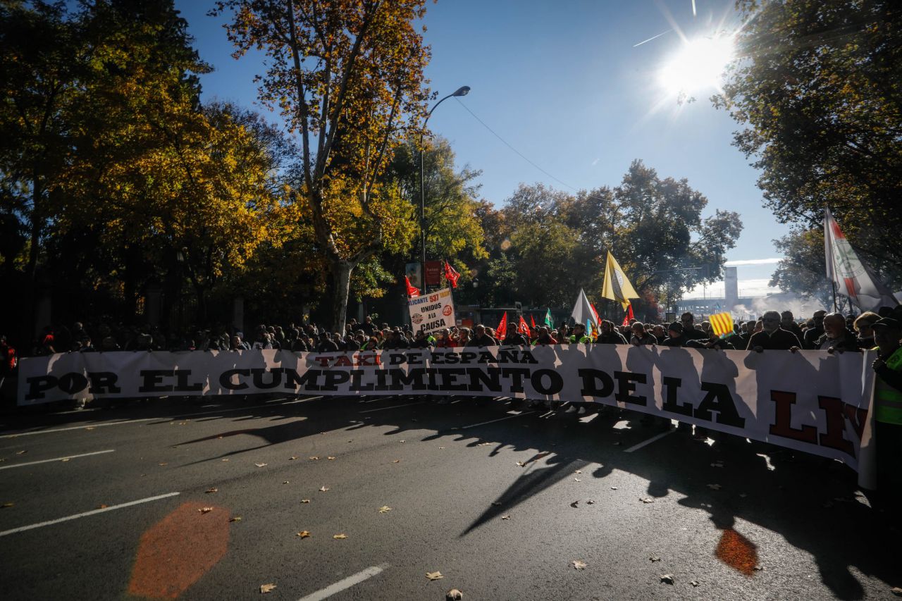 Cabecera de la marcha.