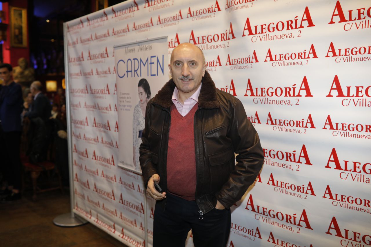 Alipio Gutiérrez en el photocall.
