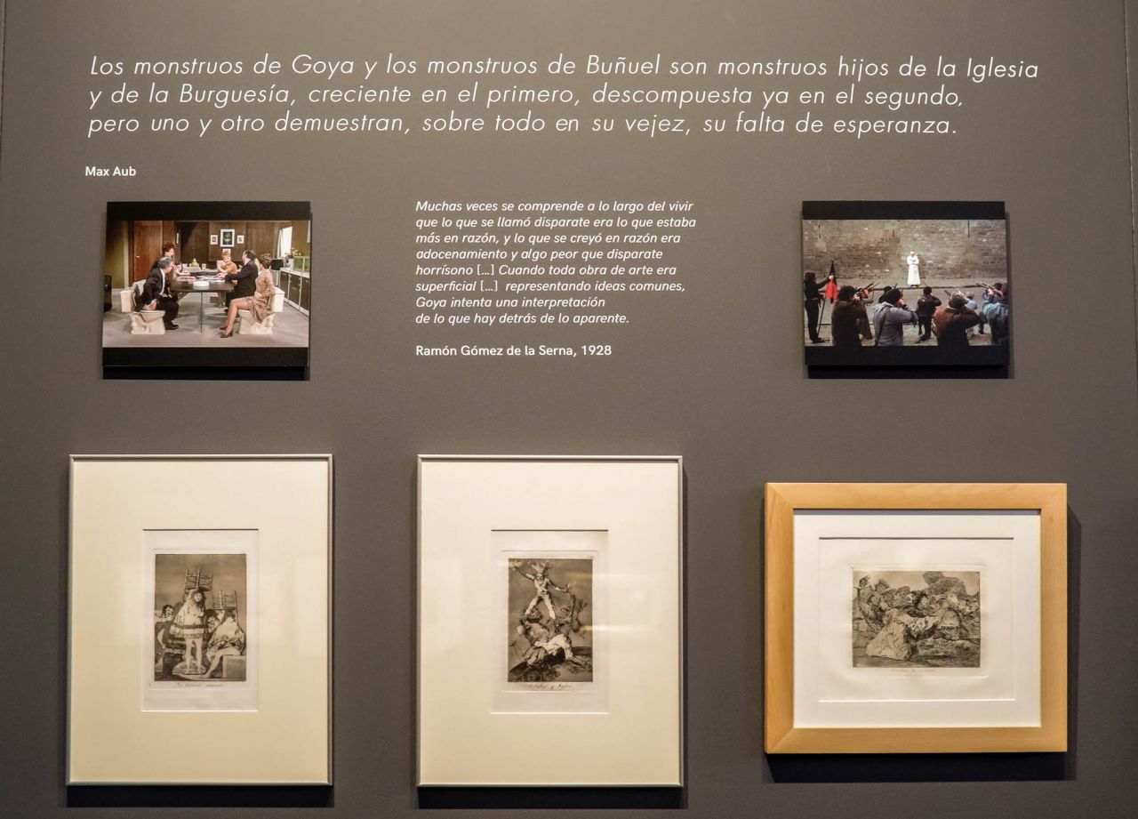 La muestra, comisariada por Amparo Martínez y José Ignacio Calvo, pone de manifiesto el enorme potencial creador de los dos aragoneses y analiza el espíritu crítico y curioso que les pemitió explporar posibilidades del arte para cuestionr la realidad de sus propios contextos históricos.