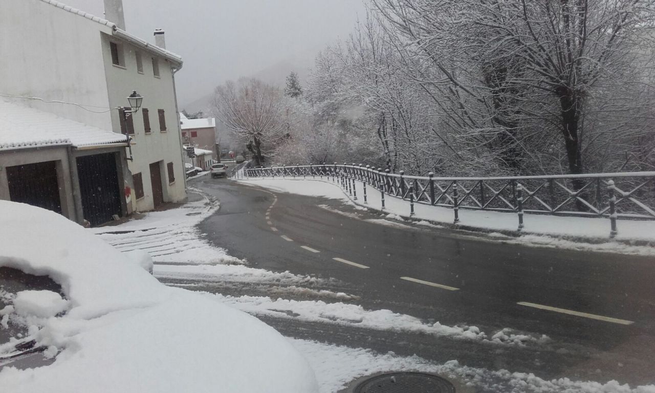 Nieve en Lozoya