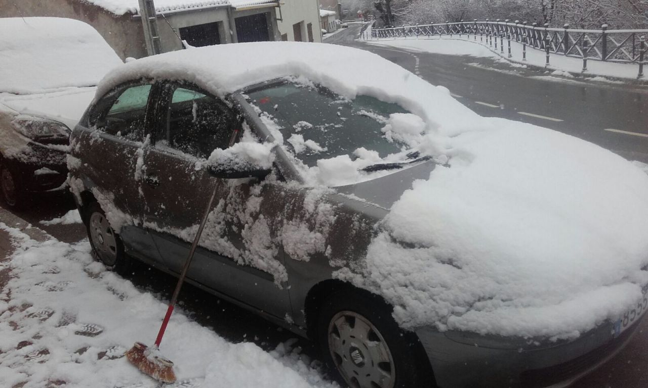 Nieve en Lozoya