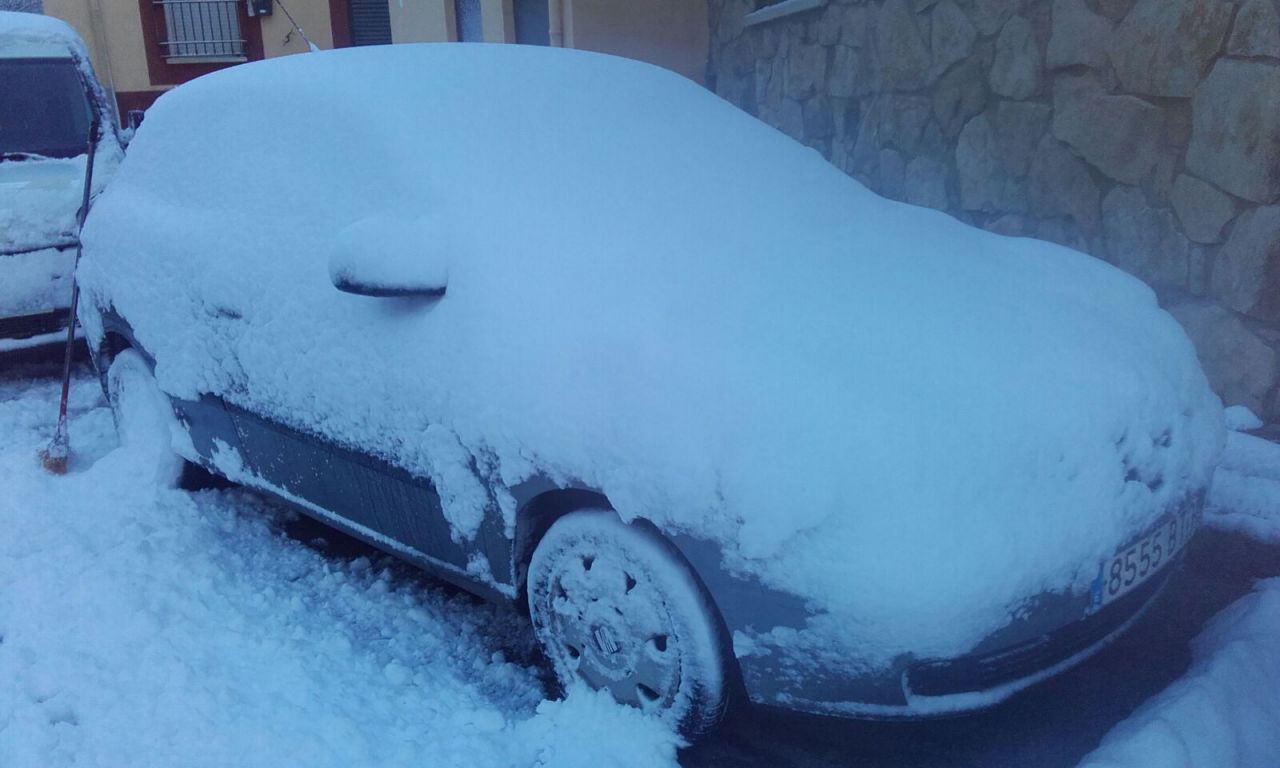 Nieve en Lozoya