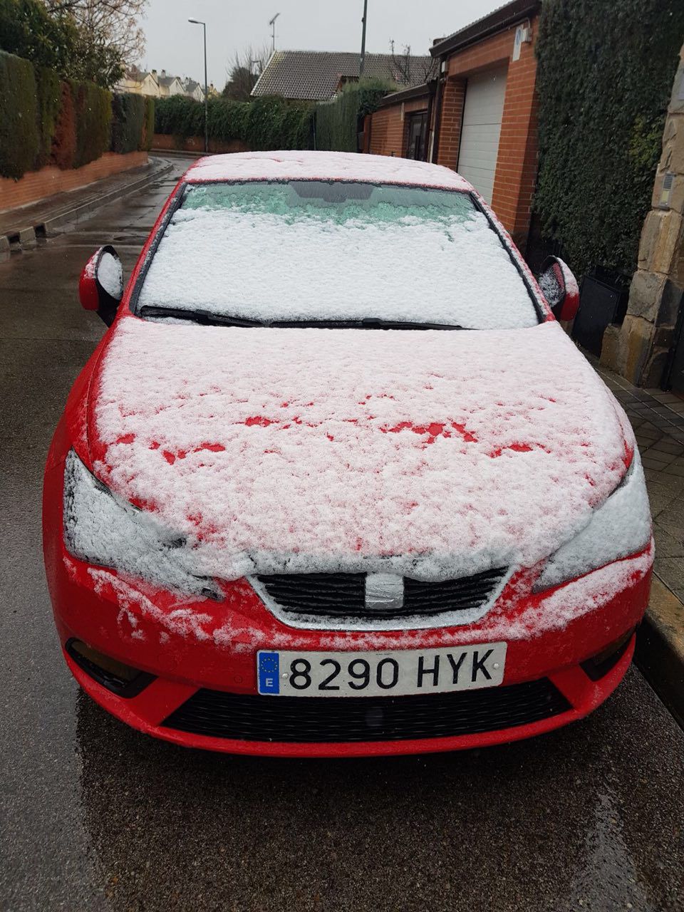 Nieve en Rivas