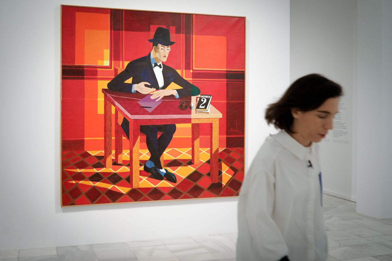 Exposición 'Pessoa. Todo arte es una forma de literatura' en el Museo Nacional Centro de Arte Reina Sofía.