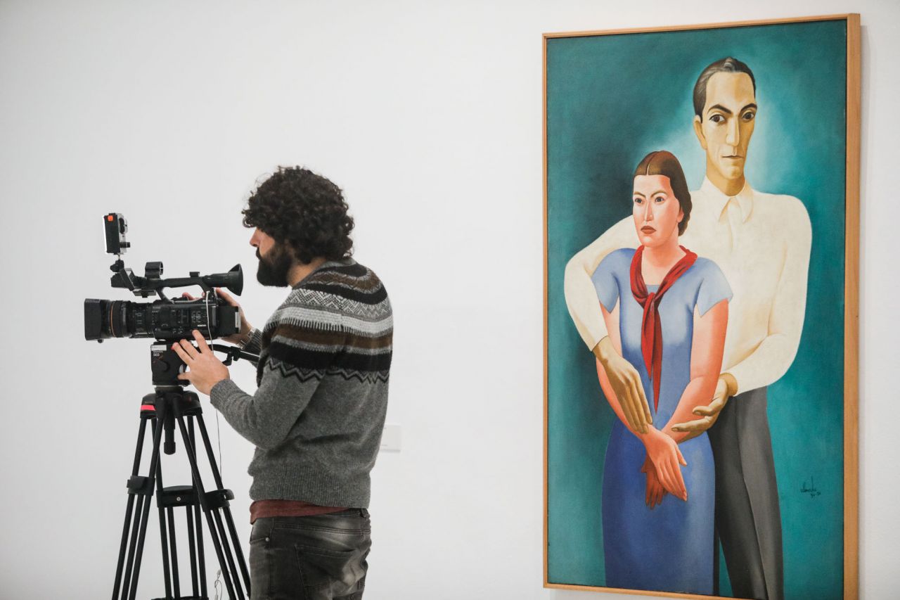 Exposición 'Pessoa. Todo arte es una forma de literatura' en el Museo Nacional Centro de Arte Reina Sofía.