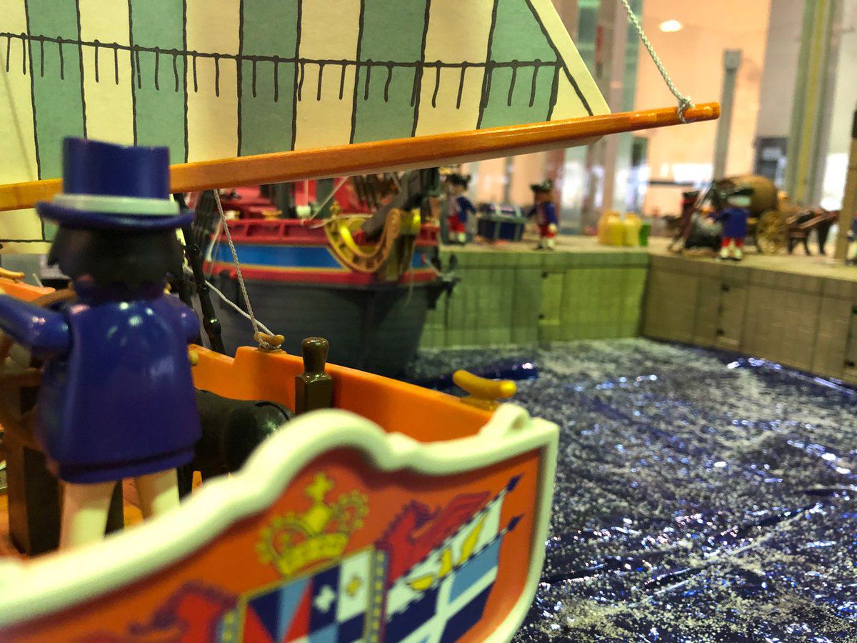El Mercado del Juguete recrea diversos momentos históricos con más de 1.000 figuras de Playmobil