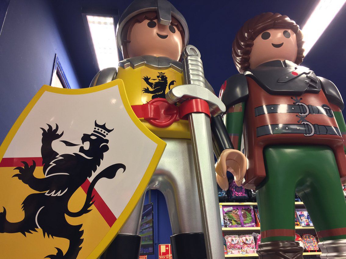 El Mercado del Juguete recrea diversos momentos históricos con más de 1.000 figuras de Playmobil