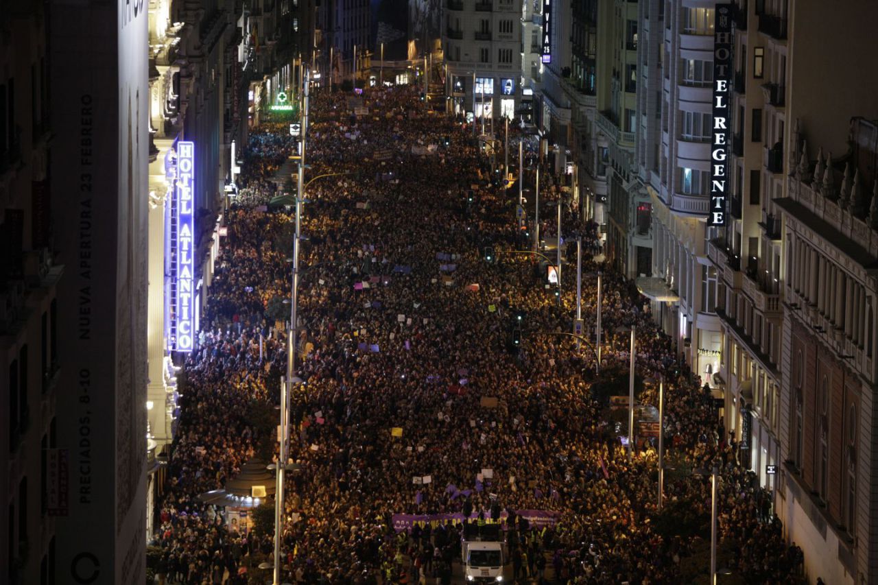 Manifestación histórica con la que concluyen todas las reivindicaciones feministas de este 8M.