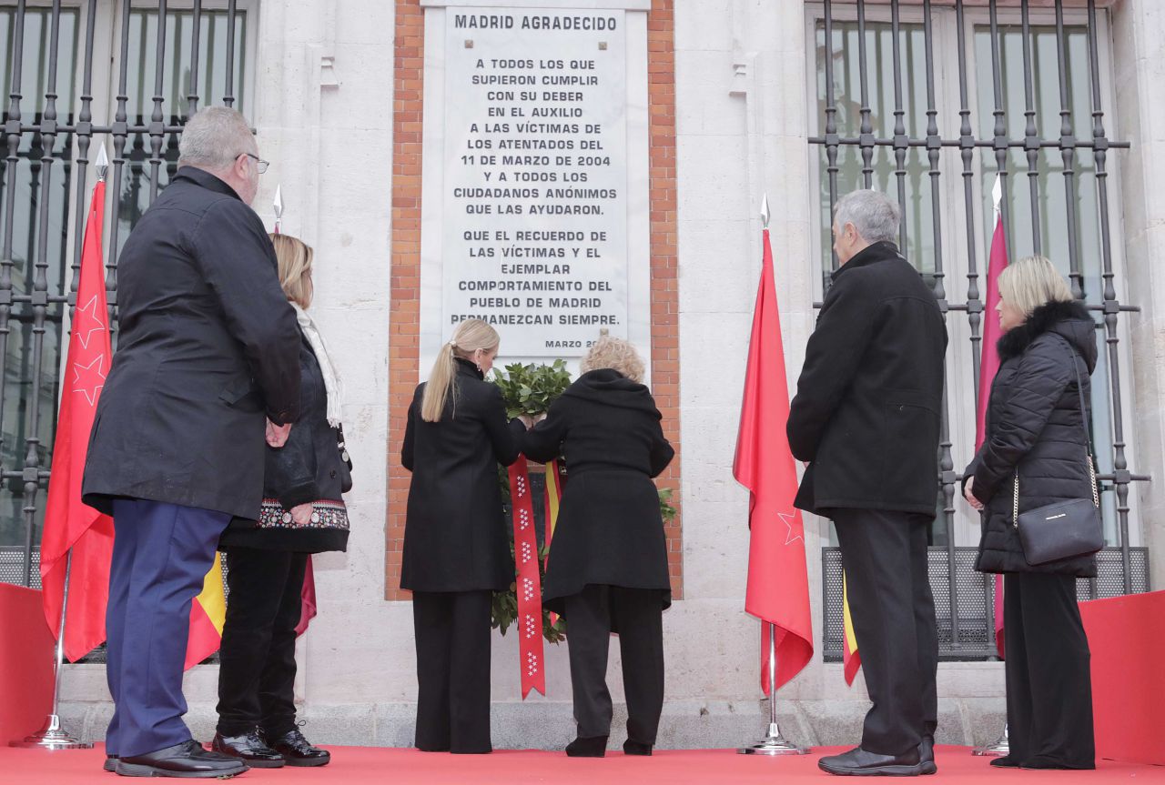Acto en la Real Casa de Correos en recuerdo del atentado del 11M