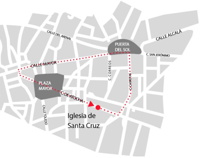 VIERNES SANTO - 20.30 horas
Imágenes: Santísimo Cristo de la Vida Eterna (Jacinto Higueras, 1941). María Santísima de la Paz (Talleres Agustín López Miraz, s. XX). 

Organización:
Pontificia, Real y Primitiva Archicofradía del Glorioso Patriarca Señor San José y Santísimo Cristo de la Vida Eterna - ARCHICOFRADIA DEL SANTO ENTIERRO

Acompañamiento musical: Agrupación Musical Ciudad de Chinchón (Madrid) y la Banda de Guerra de la Agrupación de Transportes del ejército de Tierra.