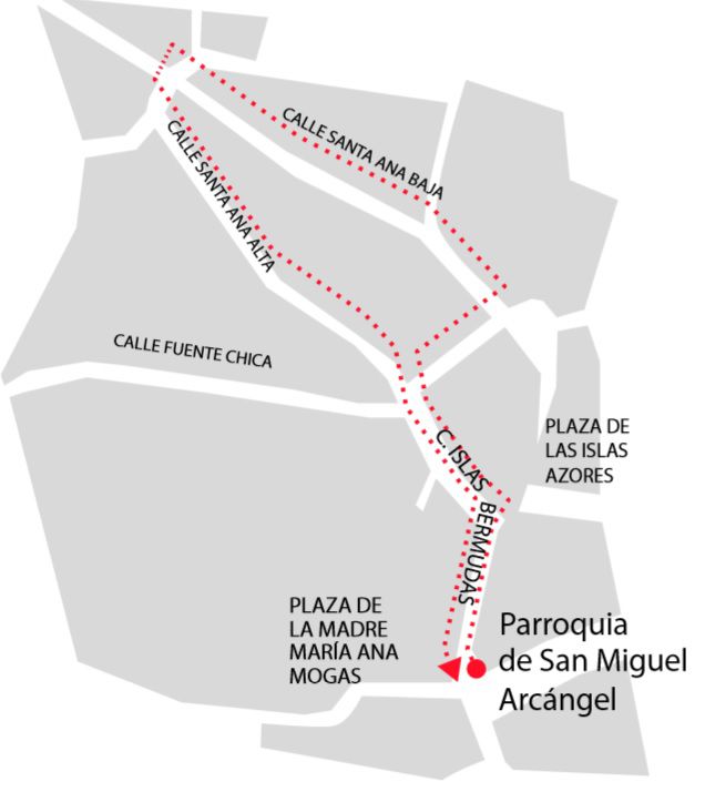 VIERNES SANTO -12 horas
Imagen: Cristo de la Cruz a Cuestas