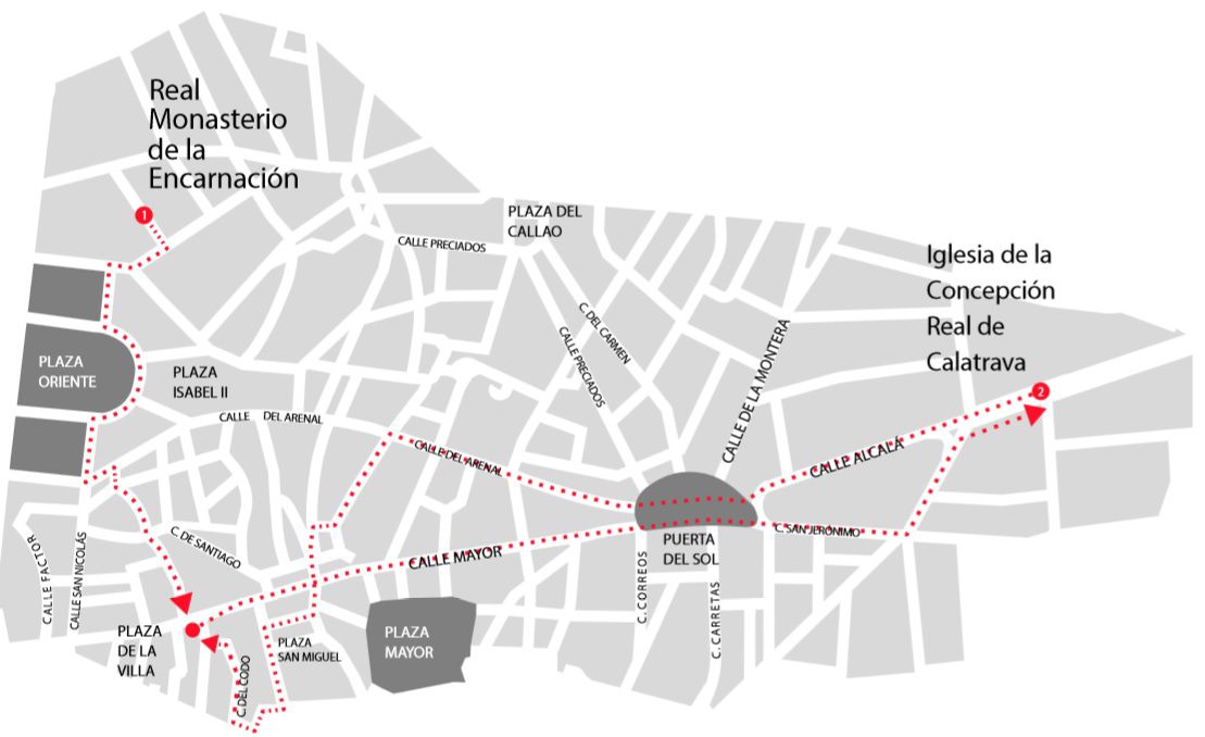 SÁBADO SANTO -16.30 horas
Imágenes: Nuestra Señora de la Soledad y Desamparo (Juan Pascual de Mena, s. XVIII) Cristo Yacente (Talleres Olot, s. XX) 

Organización: Real e Ilustre Congregación de Nuestra Señora de la Soledad y Desamparo.

Acompañamiento musical: Sección de Instrumentos de la Cofradía de Cristo a la Cruz y de la Verónica, en la Cruz de Guía. Banda de Nuestra Señora de la Soledad de Madrid, en el Cristo, y la Banda San Fernando Rey, de Burgos, en el paso de la Virgen. Banda de la Soledad y Banda Unión Musical “El Maestro”.