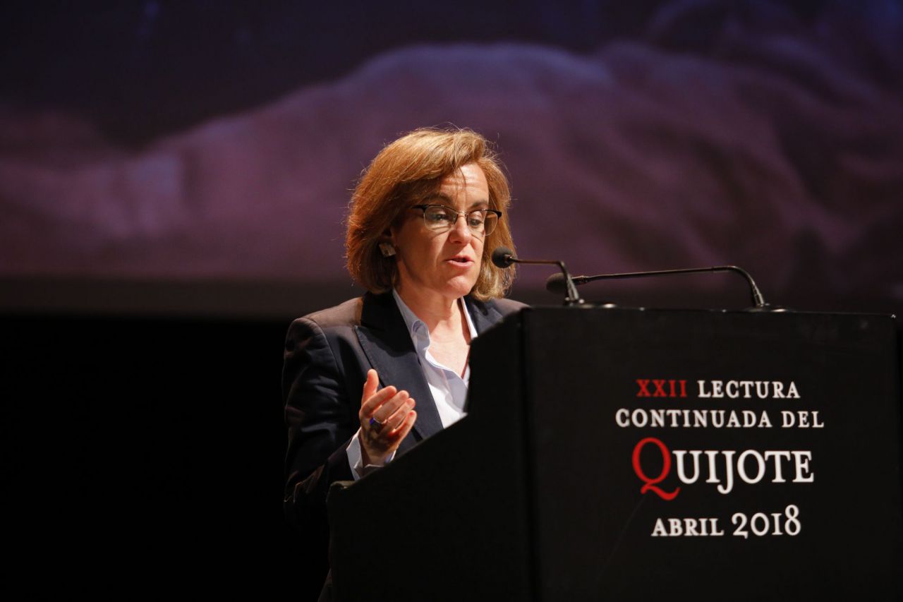 La portavoz del grupo municipal socialista en el Ayuntamiento de Madrid, Purificación Causapié.