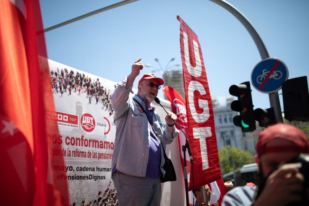 Luis Miguel López Reillo, secretario general de UGT Madrid.