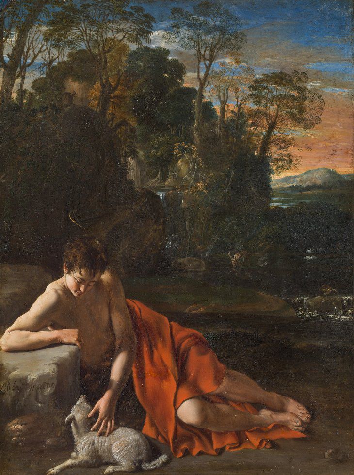 'San Juan Bautista en un paisaje', de Maíno.