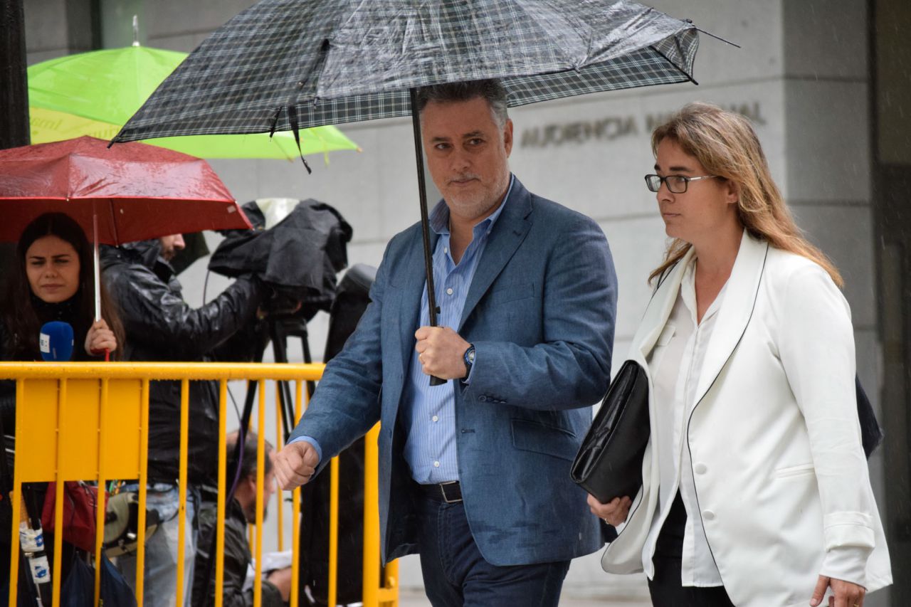 Alberto López Viejo, a su llegada a la Audiencia Nacional.