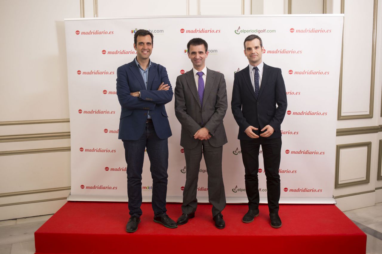 José Pablo López, director general de Telemadrid, junto a Jon Ariztimuño, director de informativos.