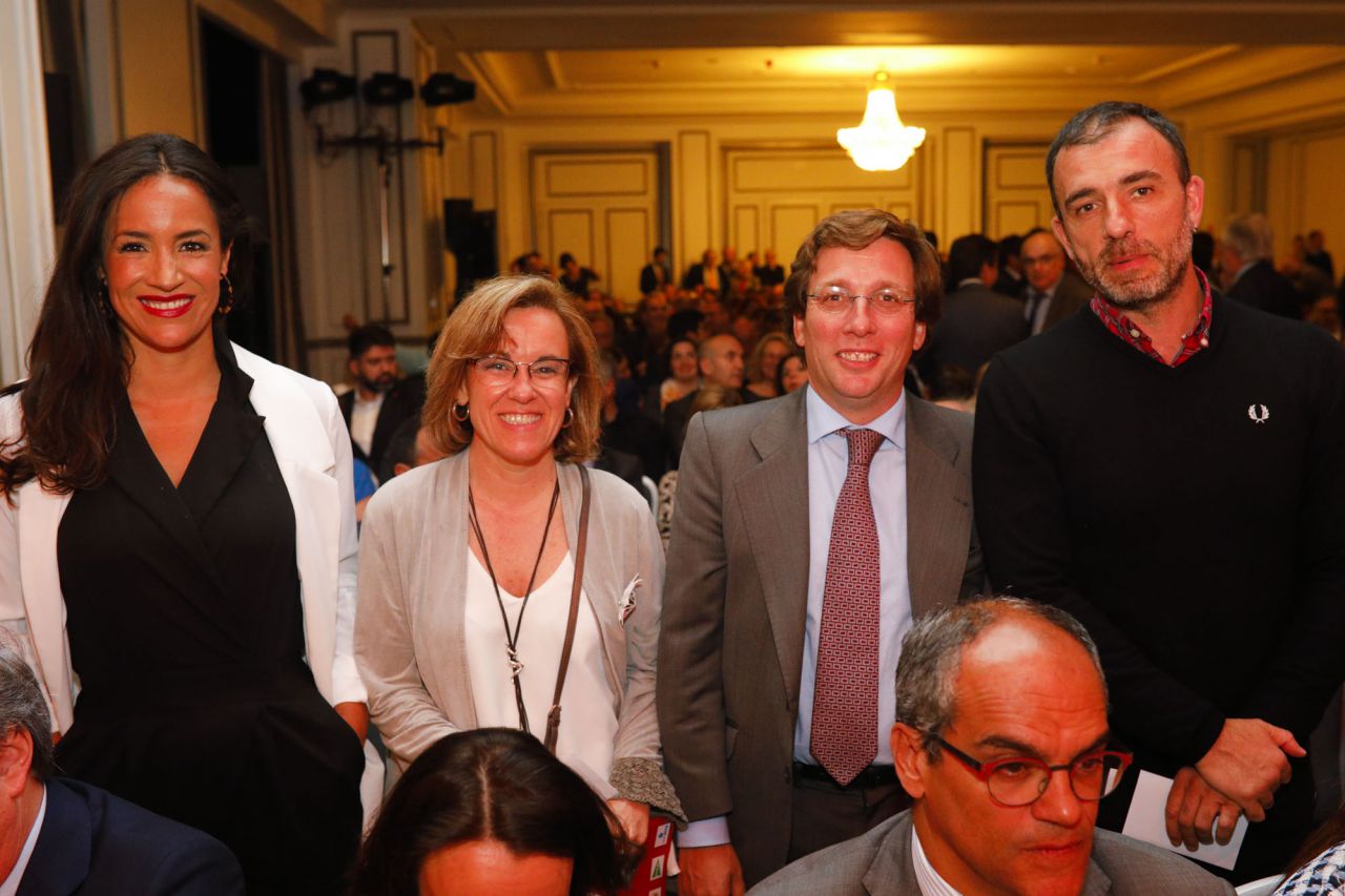 Los concejales madrileños Begoña Villacís, Purificación Causapié, José Luis Martínez-Almeida y Nacho Murgui.