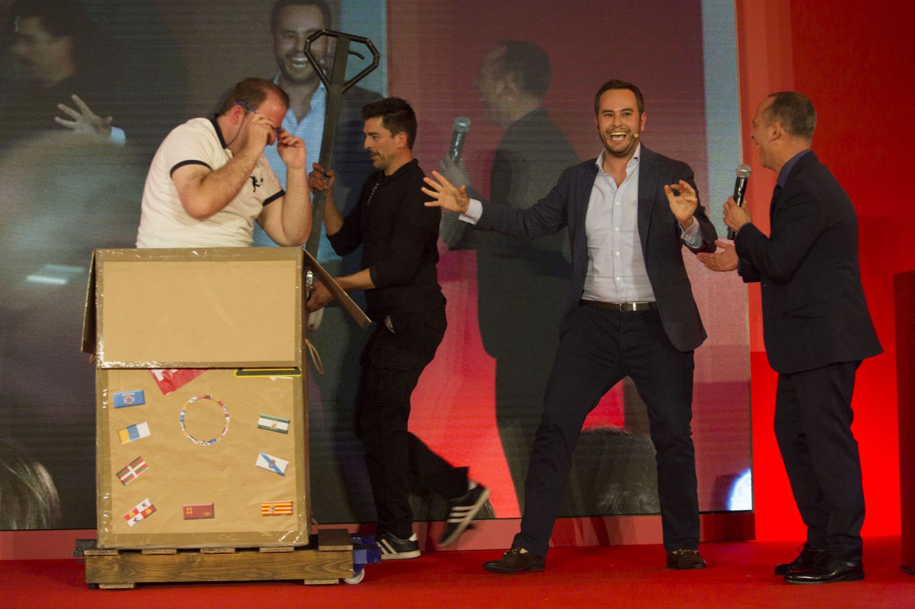 Javier Gutiérrez, Premio al hombre del año y José de Luna, actor de 'Campeones'.