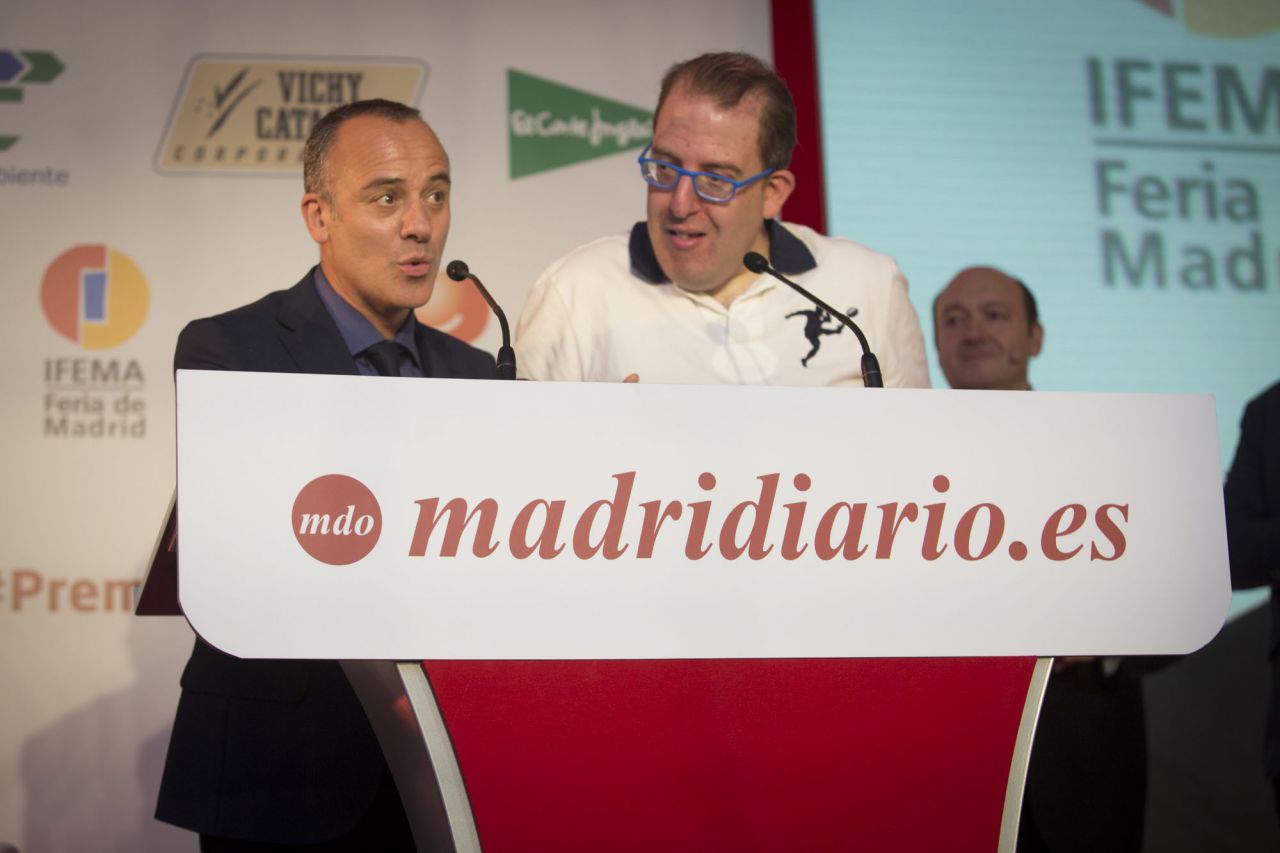 Javier Gutiérrez, Premio al hombre del año y José de Luna, actor de 'Campeones'.