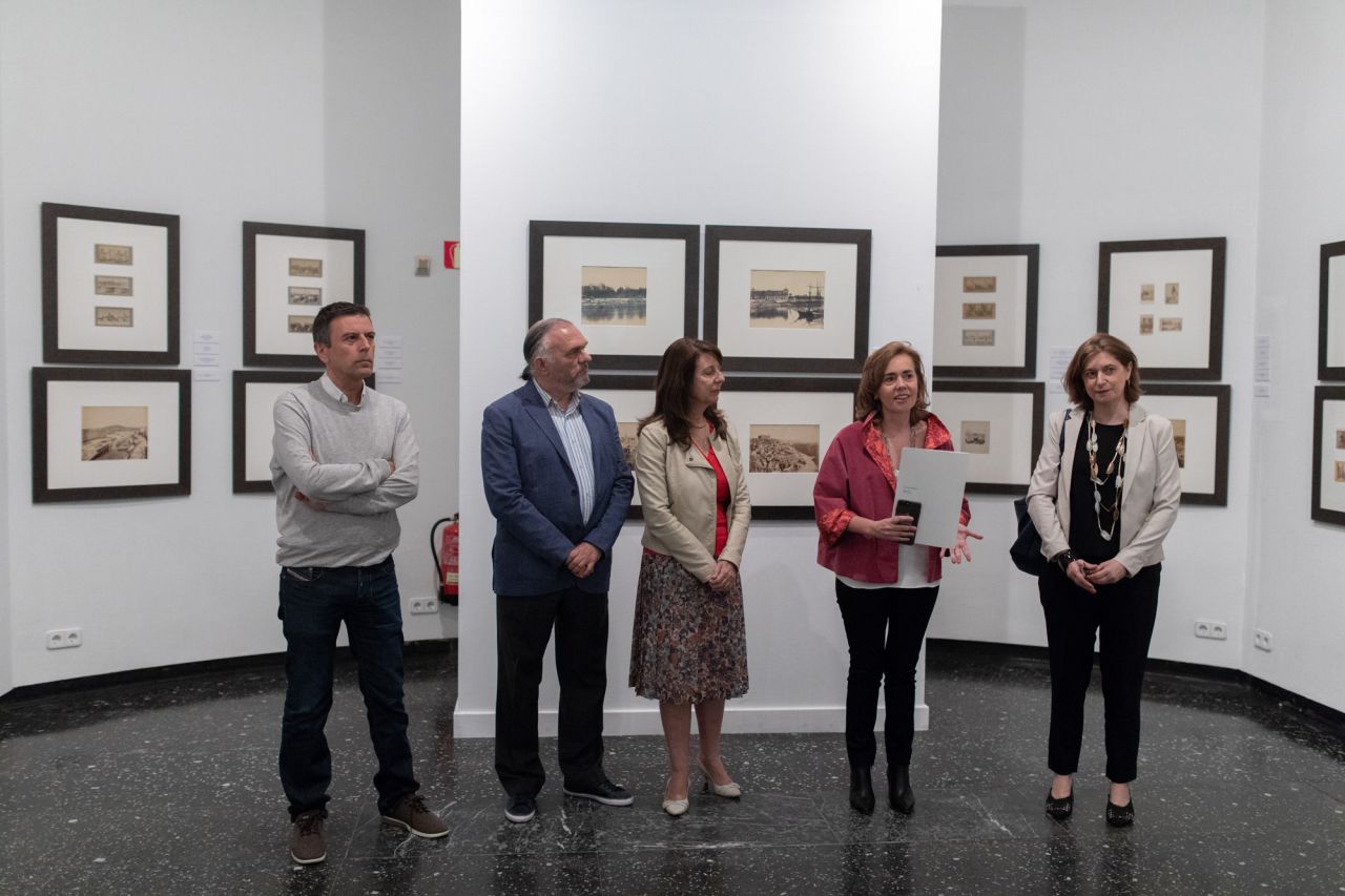 Rueda de prensa de presentación de la exposición.