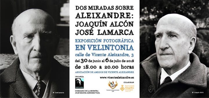 Exposición Dos miradas sobre Aleixandre: Joaquín Alcón y José Lamarca, en Velintonia hasta el 6 de julio.
