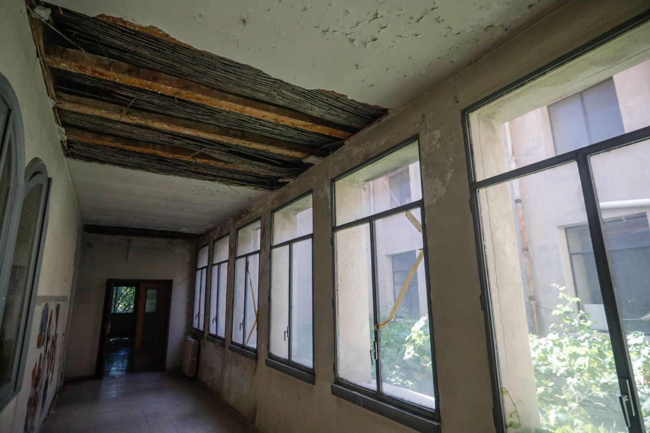 Galería de comunicación dentro del Palacio Nuevo.