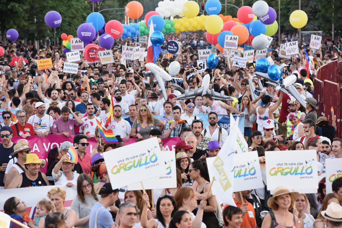 Manifestación del Orgullo 2018.