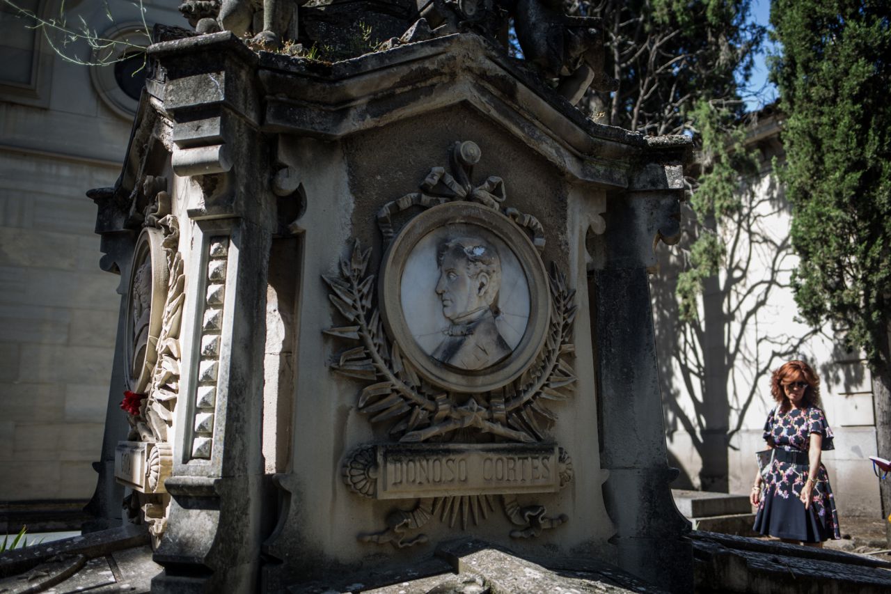 Donoso Cortés, otro de los 'ilustres' del cementerio