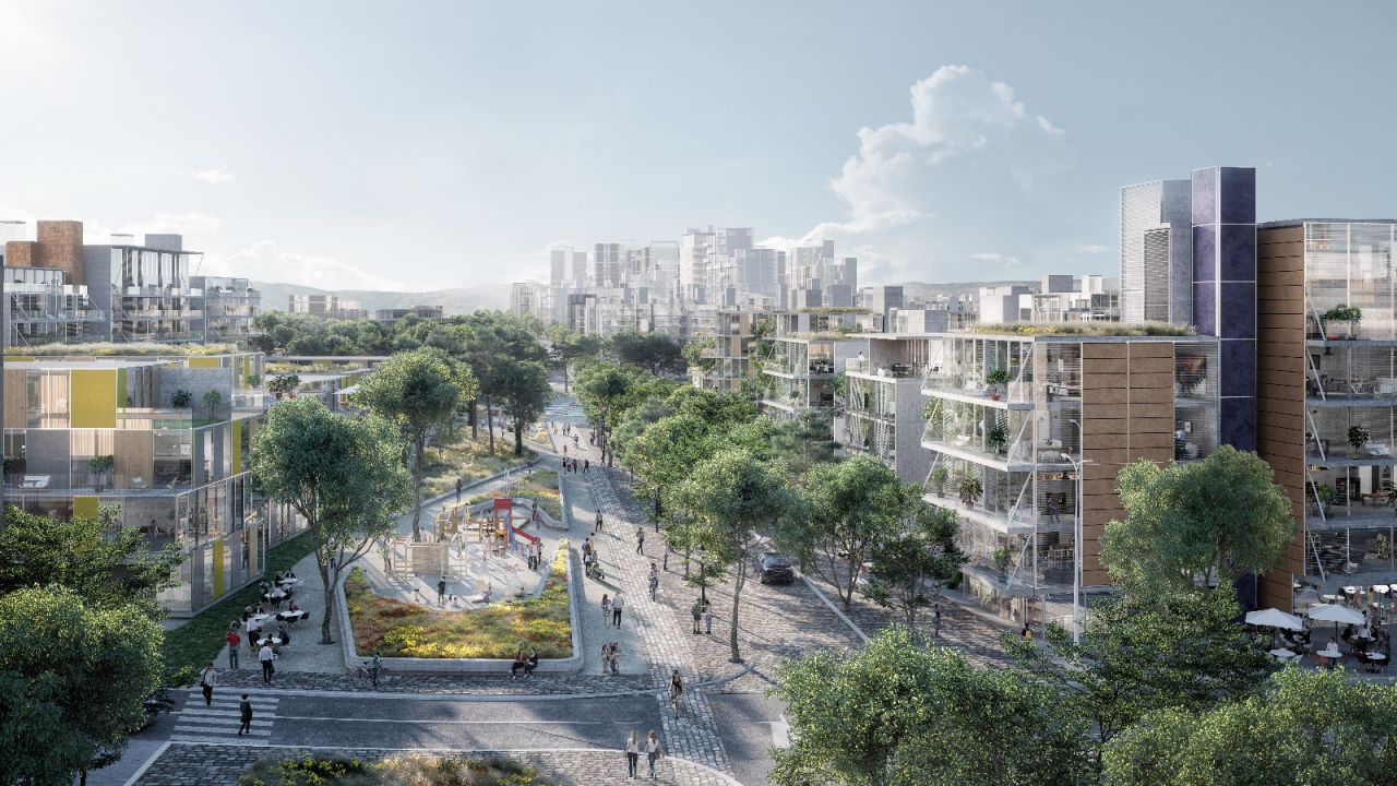 En lo relativo a zonas verdes y espacios libres, existirá un gran eje verde continuo que vertebrará el norte de la capital, donde se articularán también los sistemas de transporte adecuados para garantizar una movilidad sostenible.
