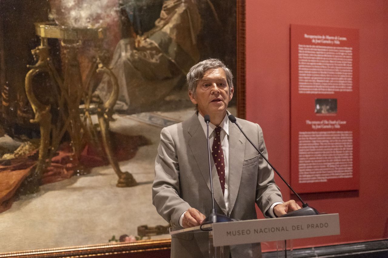 Javier Barón, jefe del Área de Conservación de Pintura del Siglo XIX del Museo Nacional del Prado.