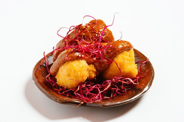 Nugget de coliflor con salsa ssamjang - La Encomienda