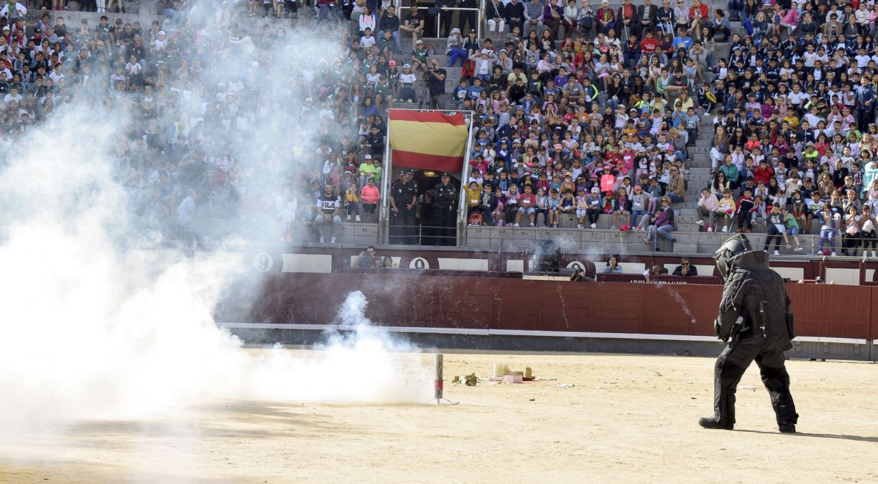 X edición unidades policiales celebrada en la Plaza de toros de las Ventas