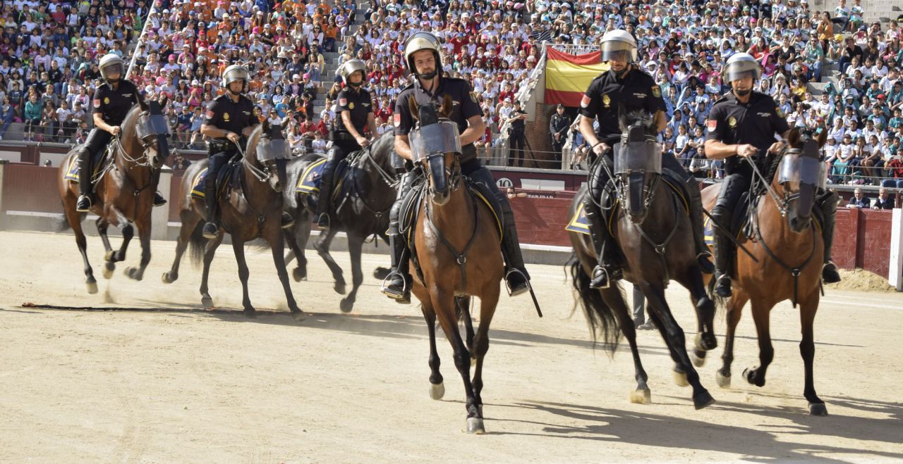 X edición unidades policiales celebrada en la Plaza de toros de las Ventas