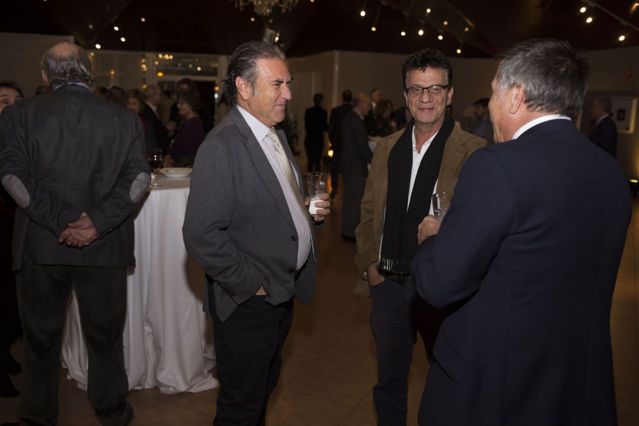 Pepe Martínez, Florentino García y Alberto Pozas.
