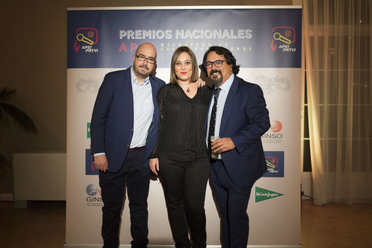 Kike de la Fuente, María Sanz y Jorge Iglesias.