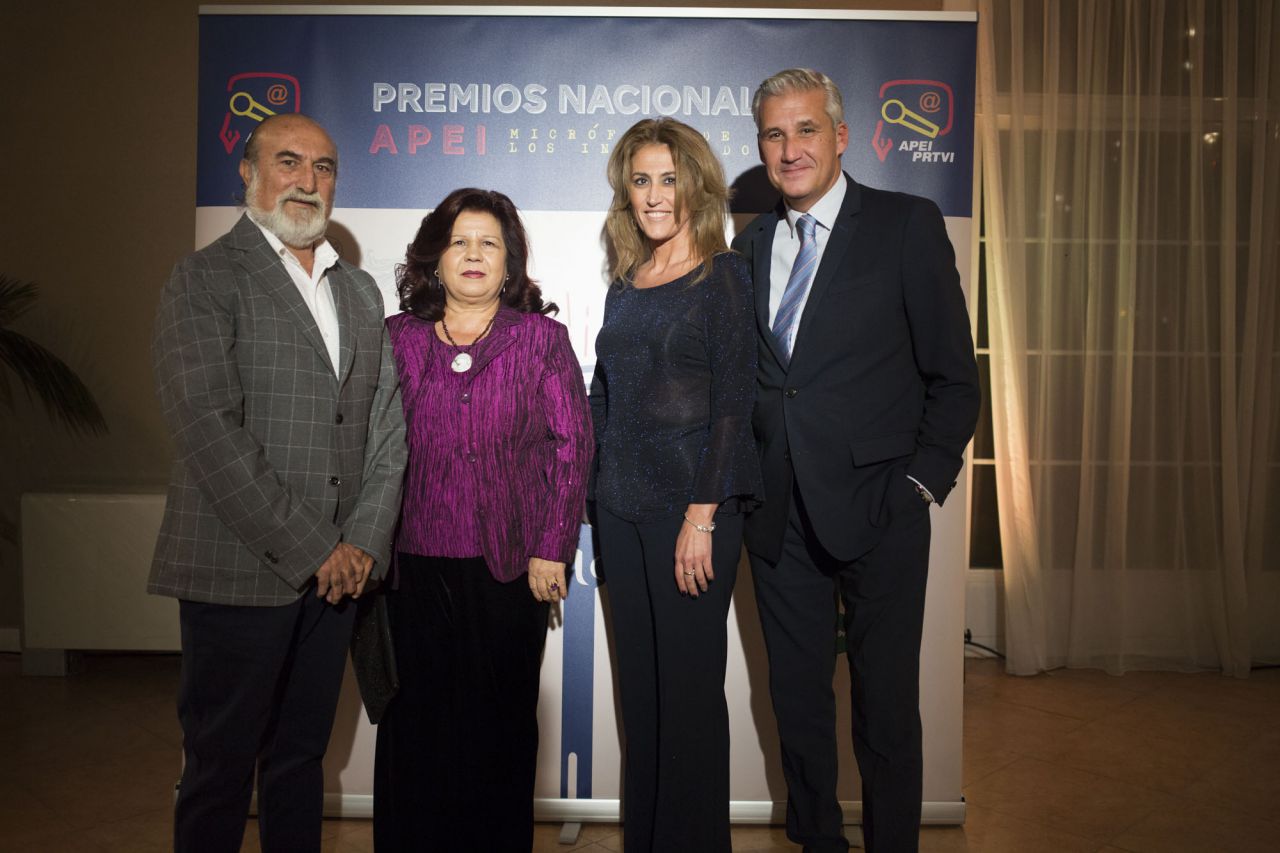 Ángel del Río, Isidora Chamorro, Marian García y Víctor Arribas.