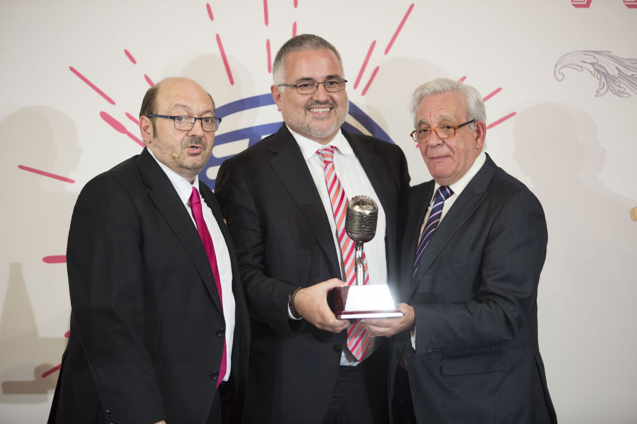 Constantino Mediavilla, Juan Renart y Jesús Sánchez Martos. 