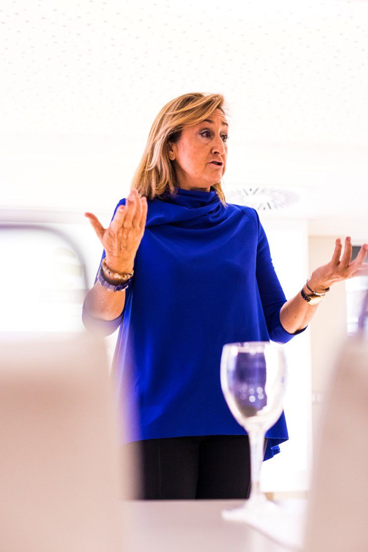 María José Ordoñez en la jornada 'Testigos del cambio' de Clece.
